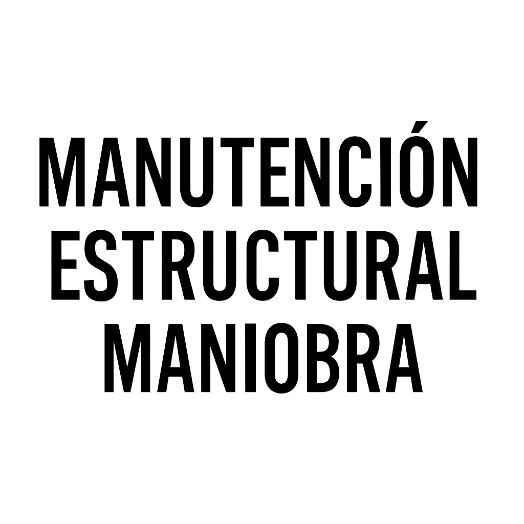 MANUTENCION, ESTRUCTURAL, MANIOBRA, 